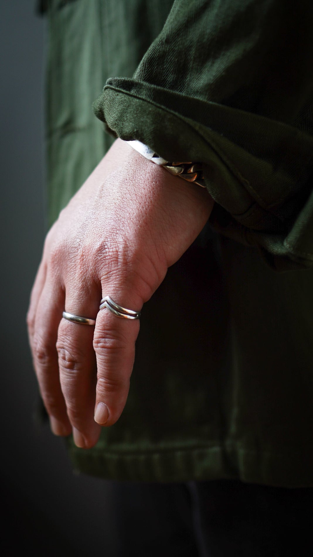 1988】U.K. VINTAGE シルバー ウィッシュボーン リング 《シルバー925