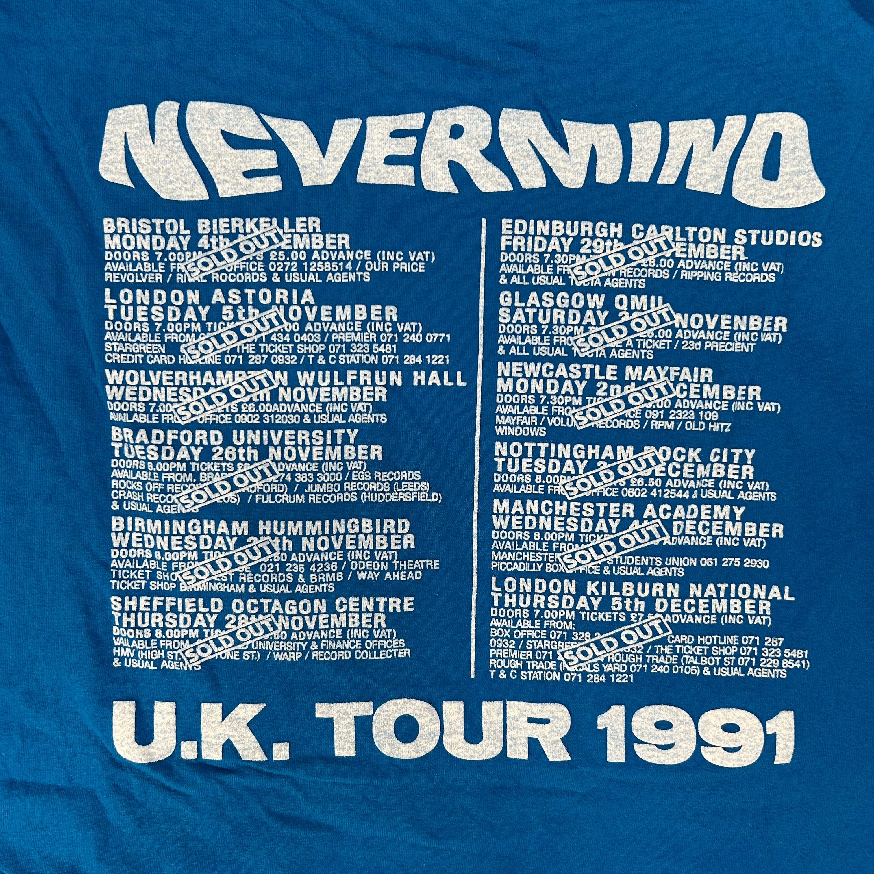 12551 NIRVANA 長袖 ロックTシャツ バンドT 両面プリント XL | San