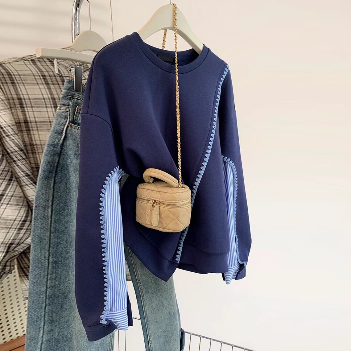 【tops】ドッキングプルオーバー M29235