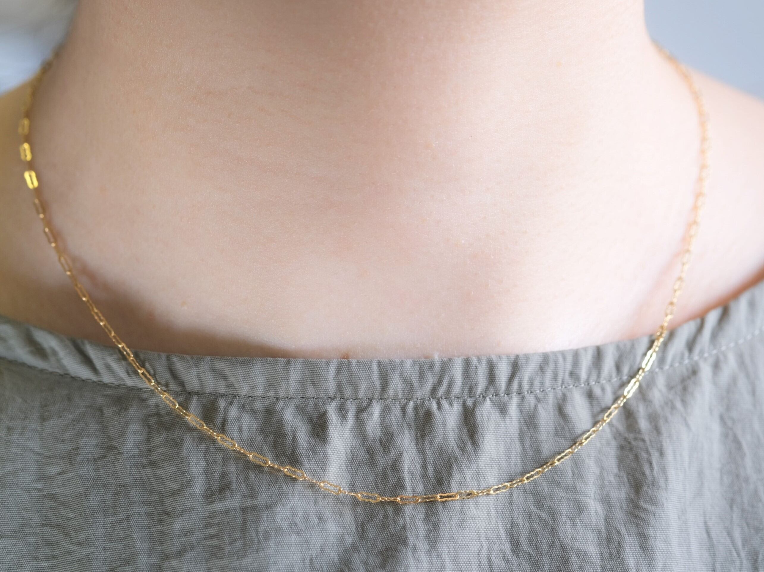 Erlend land chain necklace チェーンネックレス　K14gf　ゴールド　チョーカー