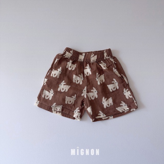 《送料無料》バニーパンツ:kids【mignon】※お取り寄せ