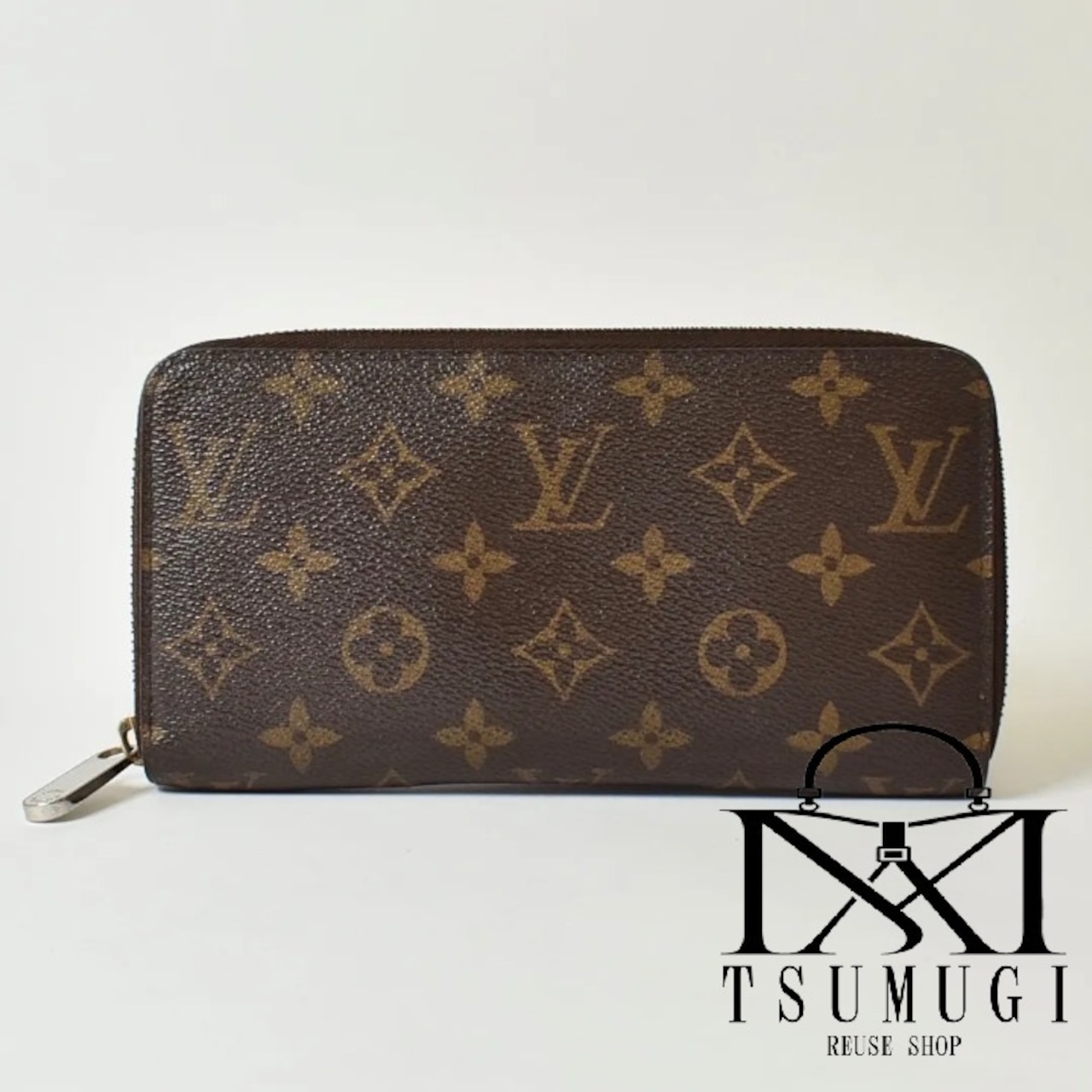LOUIS VUITTON ルイヴィトン モノグラム ジッピーウォレット M42616 ブラウン