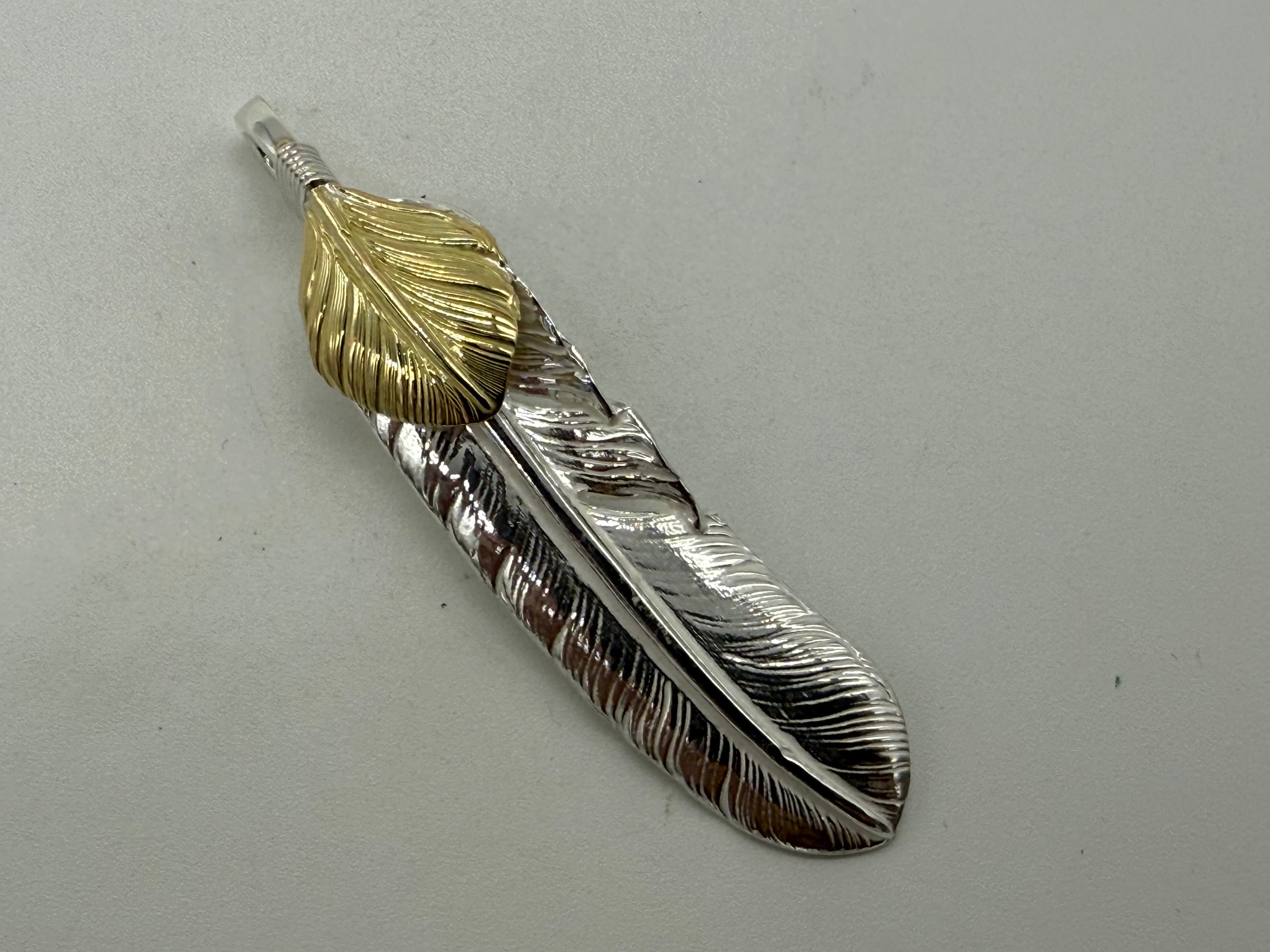 鷲見太郎 Pendant ペンダント】L K18ゴールドアラベスクフライト