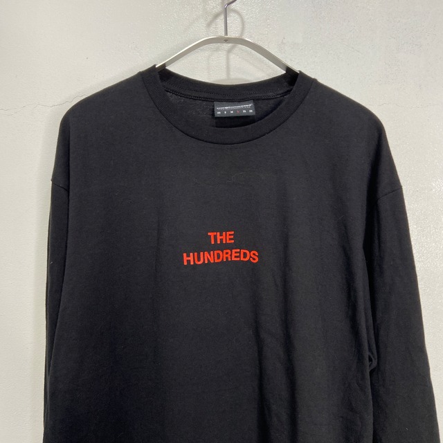 THEHUNDREDS ハンドレッツ 両面プリントロンT バックプリント 黒 L
