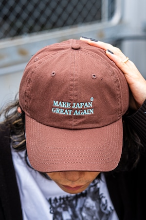MJGA OG LOGO CAP // BROWN