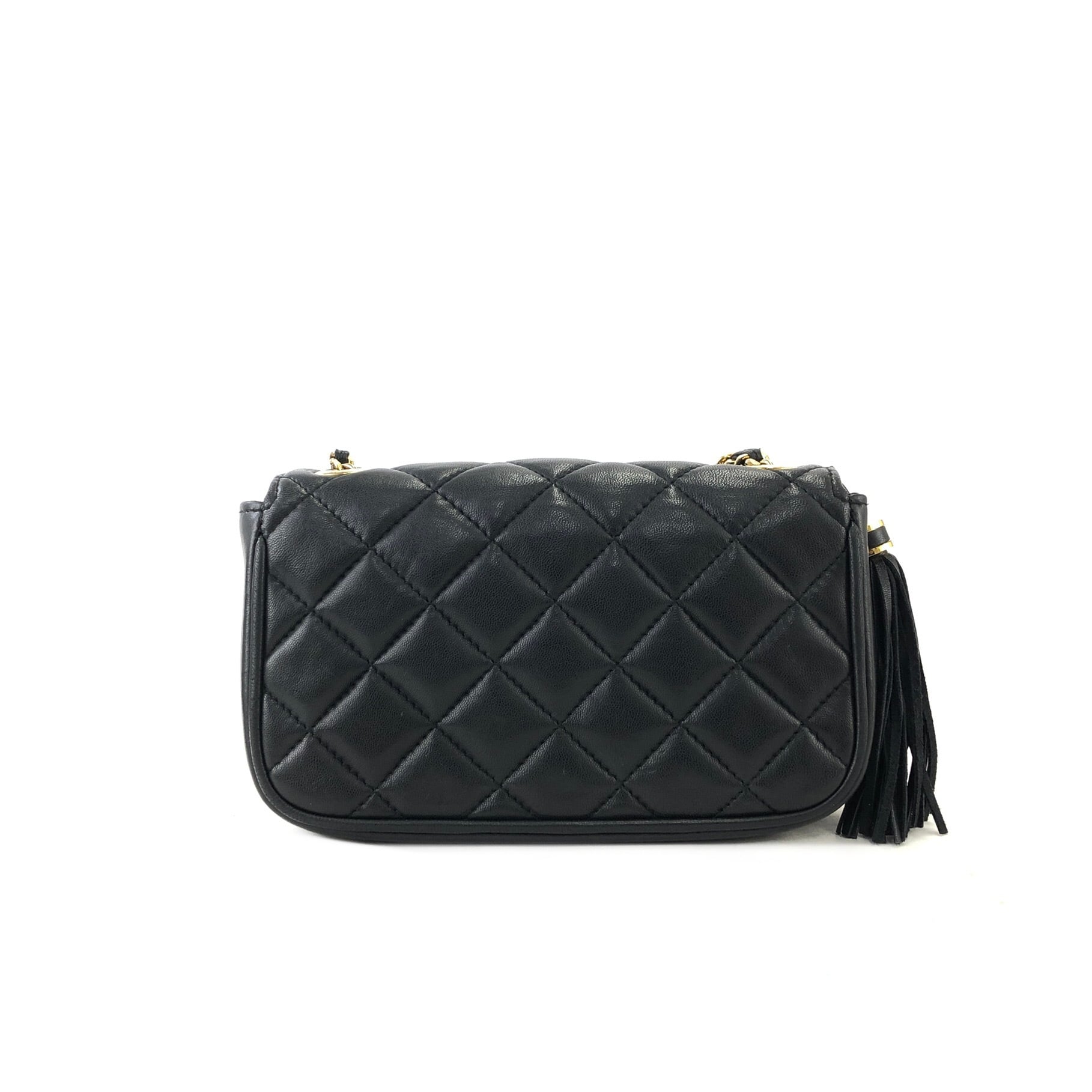 GIVENCHY ジバンシィ ロゴ タッセル レザー キルティング GIVENCHY ジバンシィ ロゴ タッセル レザー キルティング