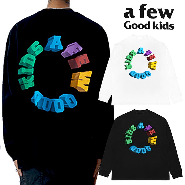 【 A FEW GOOD KIDS 】 AFGK バックプリント 長袖 Tシャツ CIRCLE LOGO LONG SLEEVE TEE