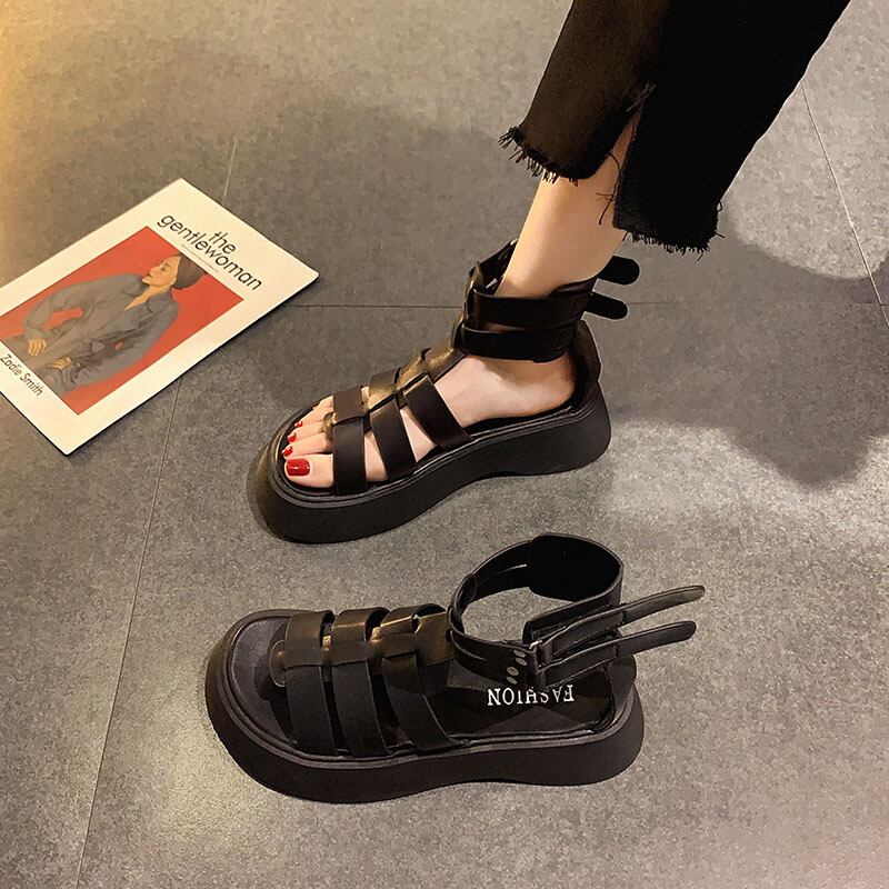 サンダルサマースタンダード 靴 シューズ レトロ 夏物 フェイクシューズ99543329303