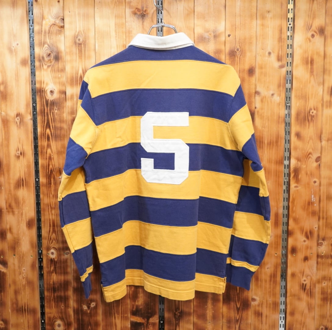 新品 ９０’Sのクールな88 NORTH ラガーシャツ 黄色 レア90’s 新品 90'Sのクールな88 NORTH ラガーシャツ 黄色 レア90's 新品 90'S