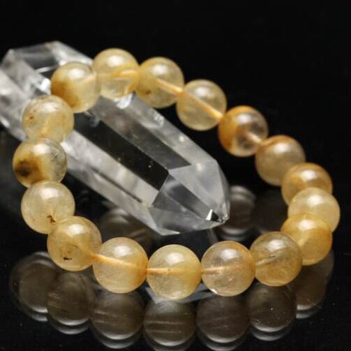 ルチルクォーツ ブレスレット 12mm [M便 1/10] 211-4149