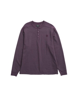 [999HUMANITY] EVERYDAY HENRY NECK LONG SLEEVE TEE (PURPLE) 正規品  韓国 ブランド 韓国ファッション 韓国代行 999 ヒューマニティ HUMANITY 日本 店舗