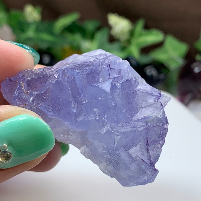 45.3個セット☆幻想的な色合い☆ヤオガンシャン産・パープルフローライト原石