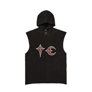 [THUG CLUB] Rock Hooded Vest (black) 正規品 韓国ブランド 韓国通販 韓国代行 韓国ファッション サグクラブ 日本 店舗