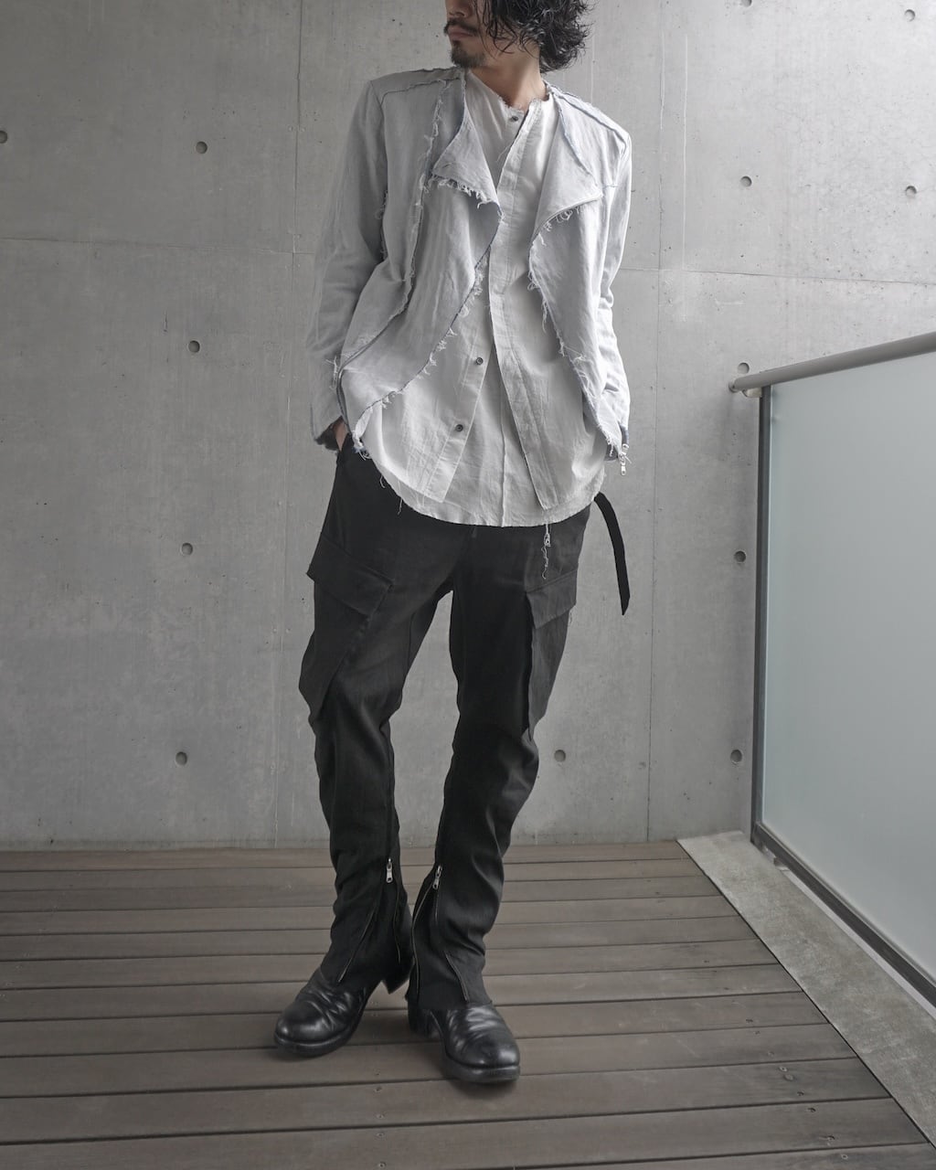 26SS[PRE] ご予約限定品 / LINEN RIBBON SHIRTS / WHT | ASKYY TOKYO