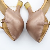 社交ダンス 衣装 ラテン シューズ ピンク系 SK 靴 くつ ヒール レディース 光沢 ストラップ 高級感 かわいい 上品 ダンスシューズ イベント ステージ 練習 レッスン シンプル