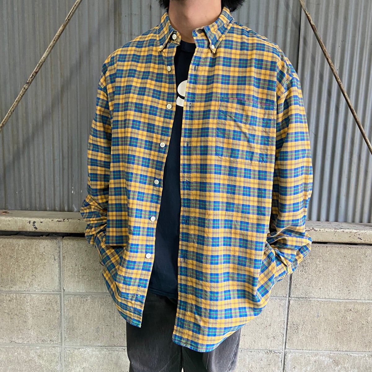 90年代 OLD GAP オールドギャップ ボタンダウン コットン チェック 