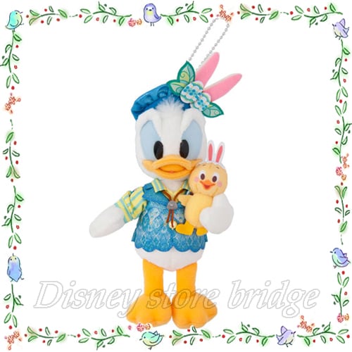 ドナルド ぬいぐるみバッジ ぬいば うさピヨ 2020 ディズニー  限定 公式 イースター