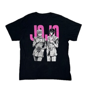 11960 ジョジョの奇妙な冒険 アニメ Tシャツ ブラック L