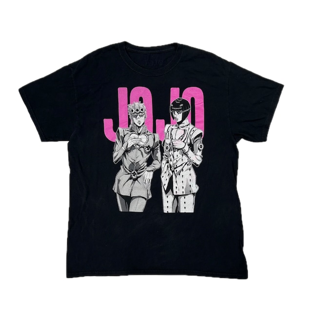 11960 ジョジョの奇妙な冒険 アニメ Tシャツ ブラック L