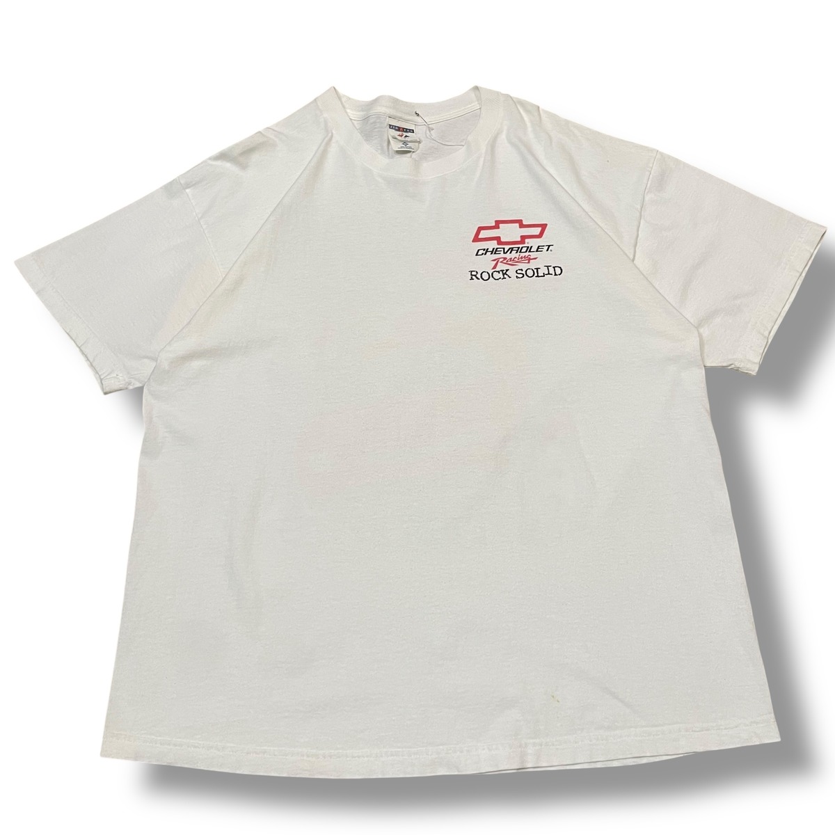 XL】【90年代】Chevrolet シボレー 企業ロゴ プリントTシャツ 半袖T 