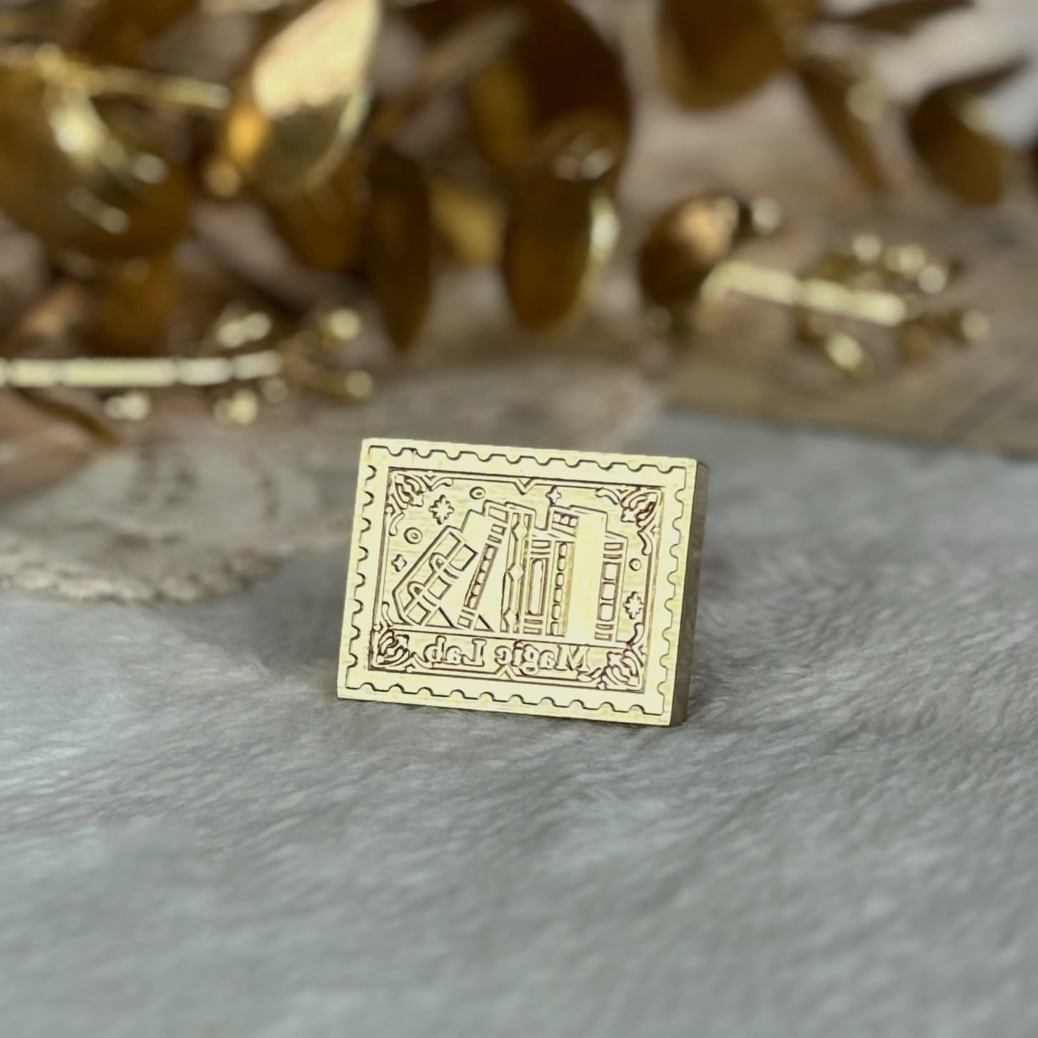 【縦21㎜×横30㎜】ヘッド スタンプブックシェルフ #SWH-223