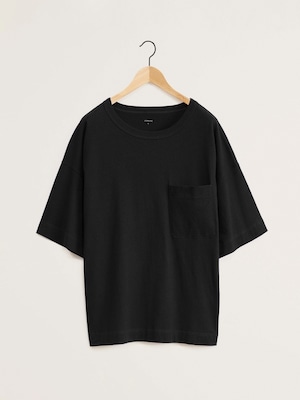 LEMAIRE　BOXY T-SHIRT　BLACK　TO1165 LJ1010