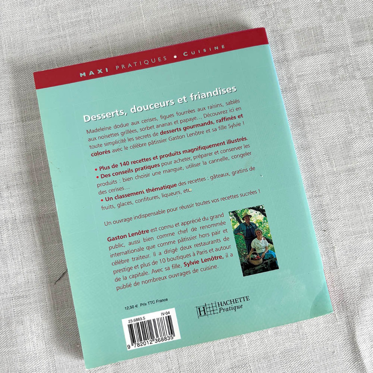 フランス古本　レシピ本　デザート焼き菓子おやつ　シルヴィーとガストン・ルノートル　12PSea6-2
