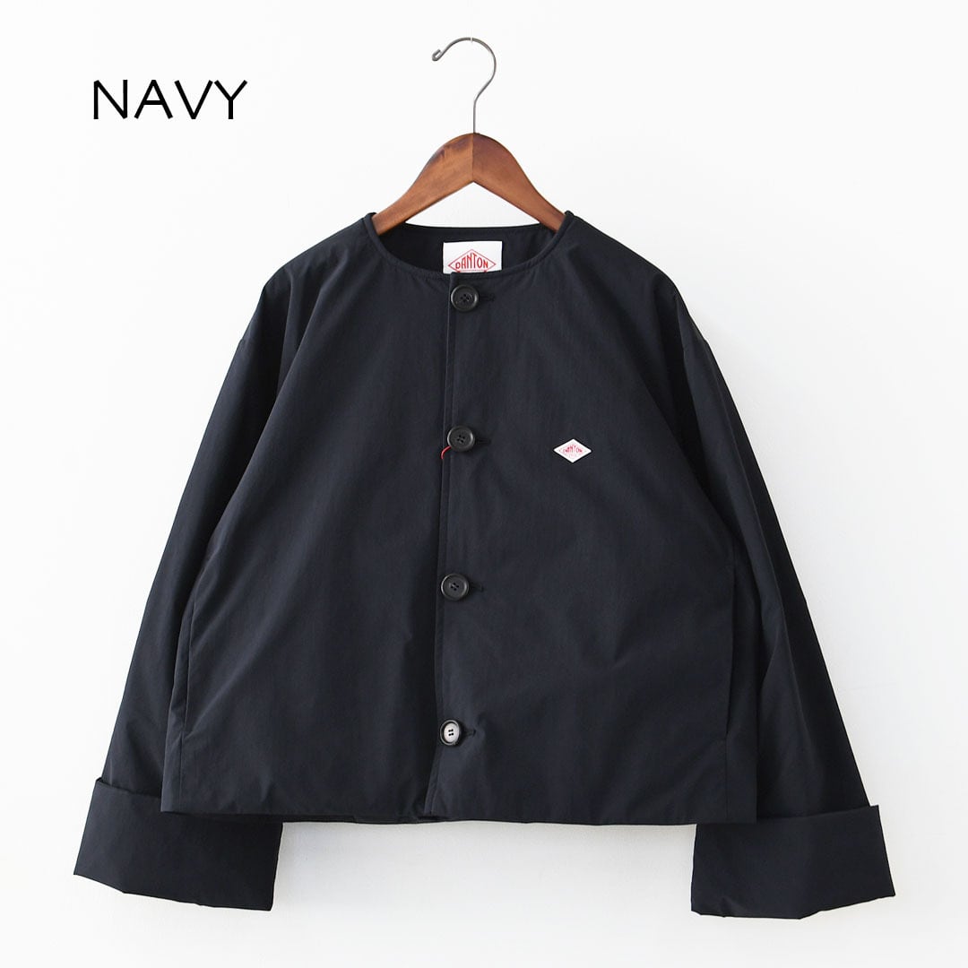 DANTON [ダントン] W INSULATION COLLARLESS WIDE JACKET [DT-A0672PNT