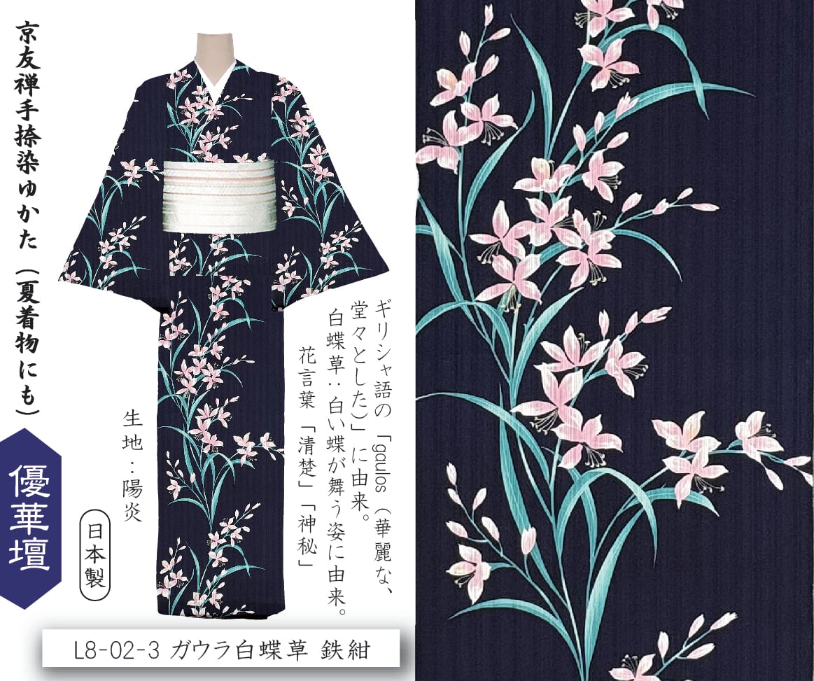 L8-U05-4 ブリキ玩具の世界 セピア 井登美 itomi 優華壇ゆかた 浴衣
