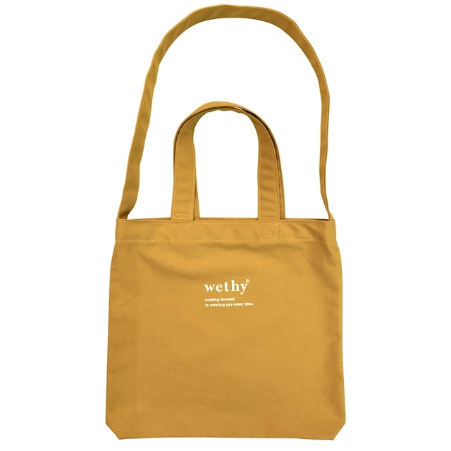 wethy 2way tote bag  Yellow トートバッグ