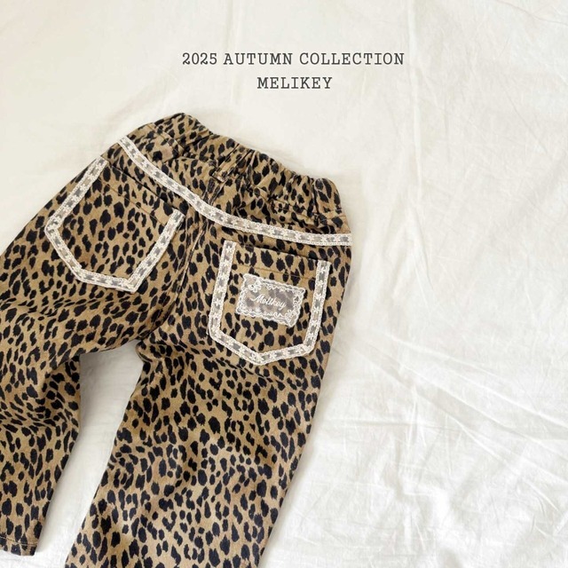 [即納XL]≪MELIKEY≫leopard pants 35
