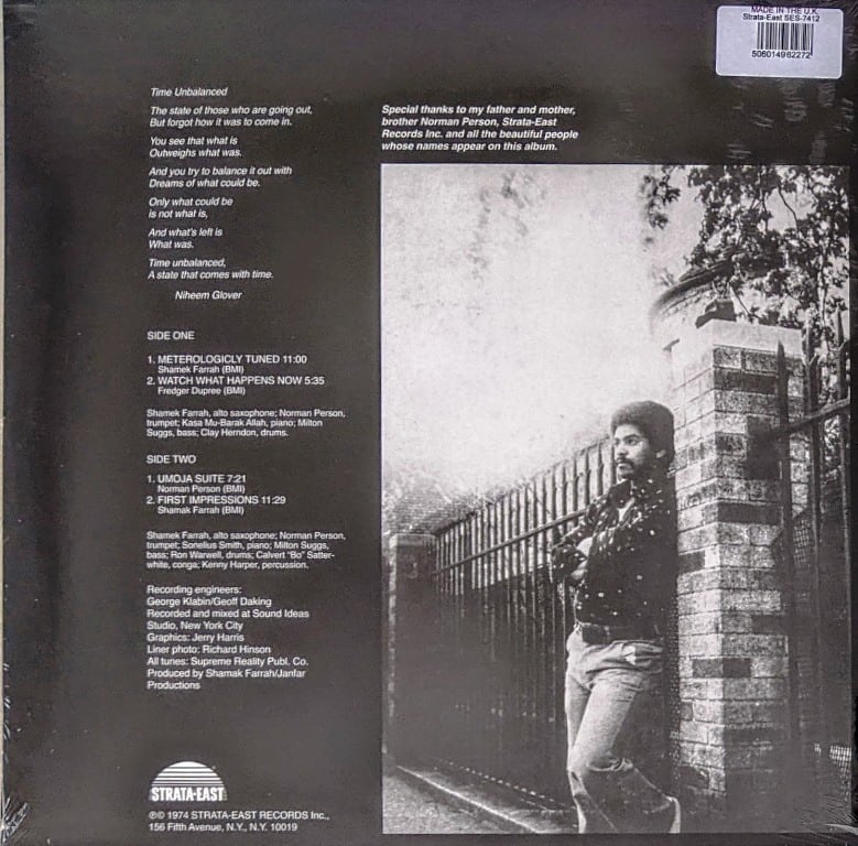 Shamek Farrah シャメク・ファラー - First Impressions 限定リ