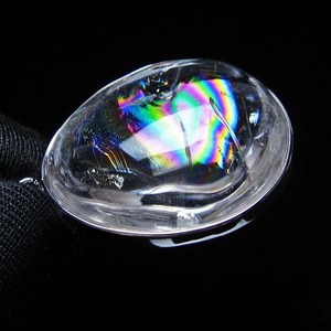 アイリスクォーツ 水晶 ペンダント 虹入り おまかせ便 一点物 112-14201