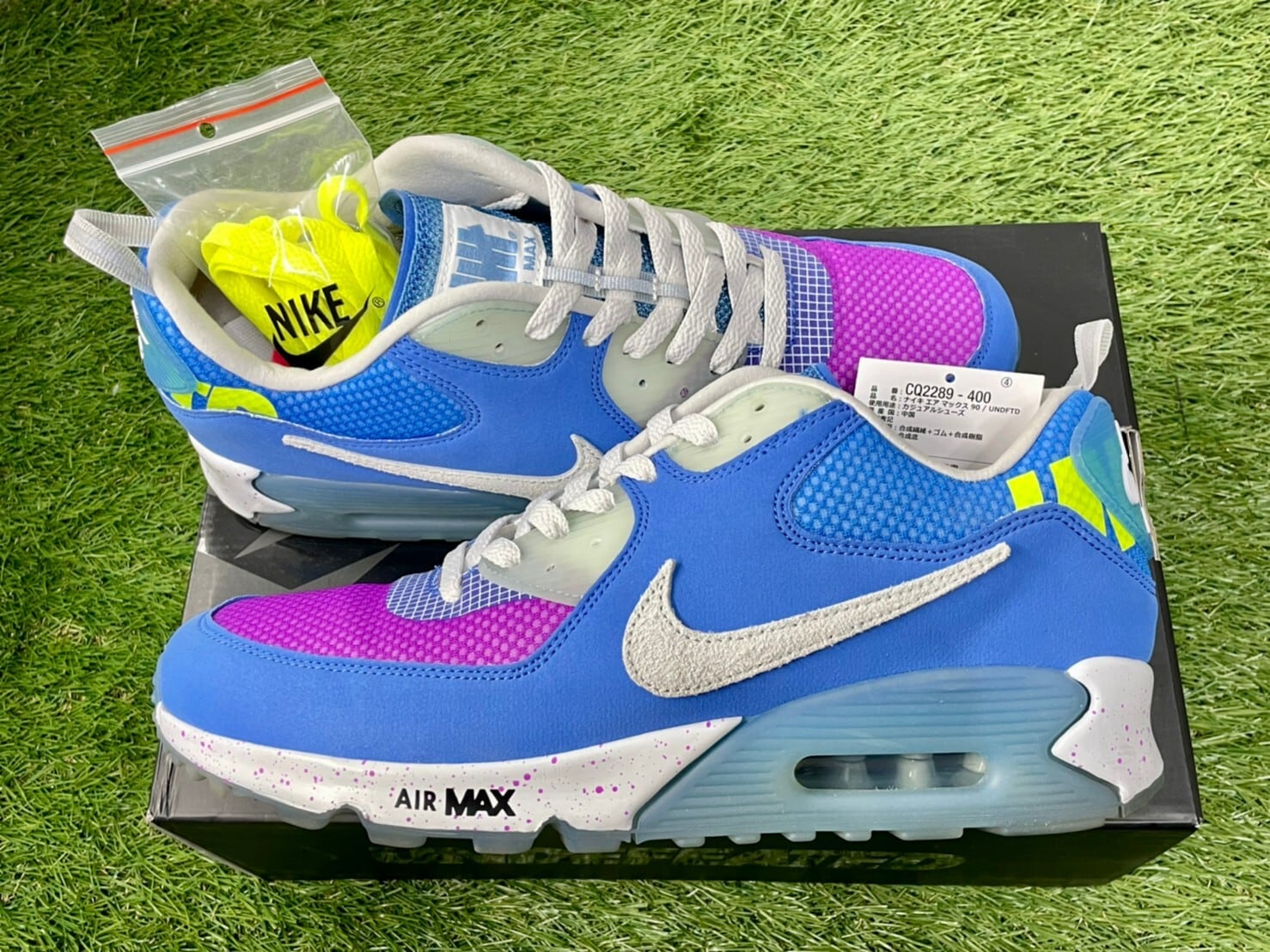 UNDEFEATED × NIKE AIR MAX90 PACIFIC BLUE