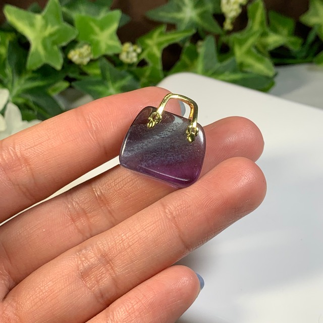 14.天然石とお出かけ☆フローライトカバン・バック