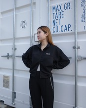 【X-girl】COMPACT ZIP UP TOP【エックスガール】