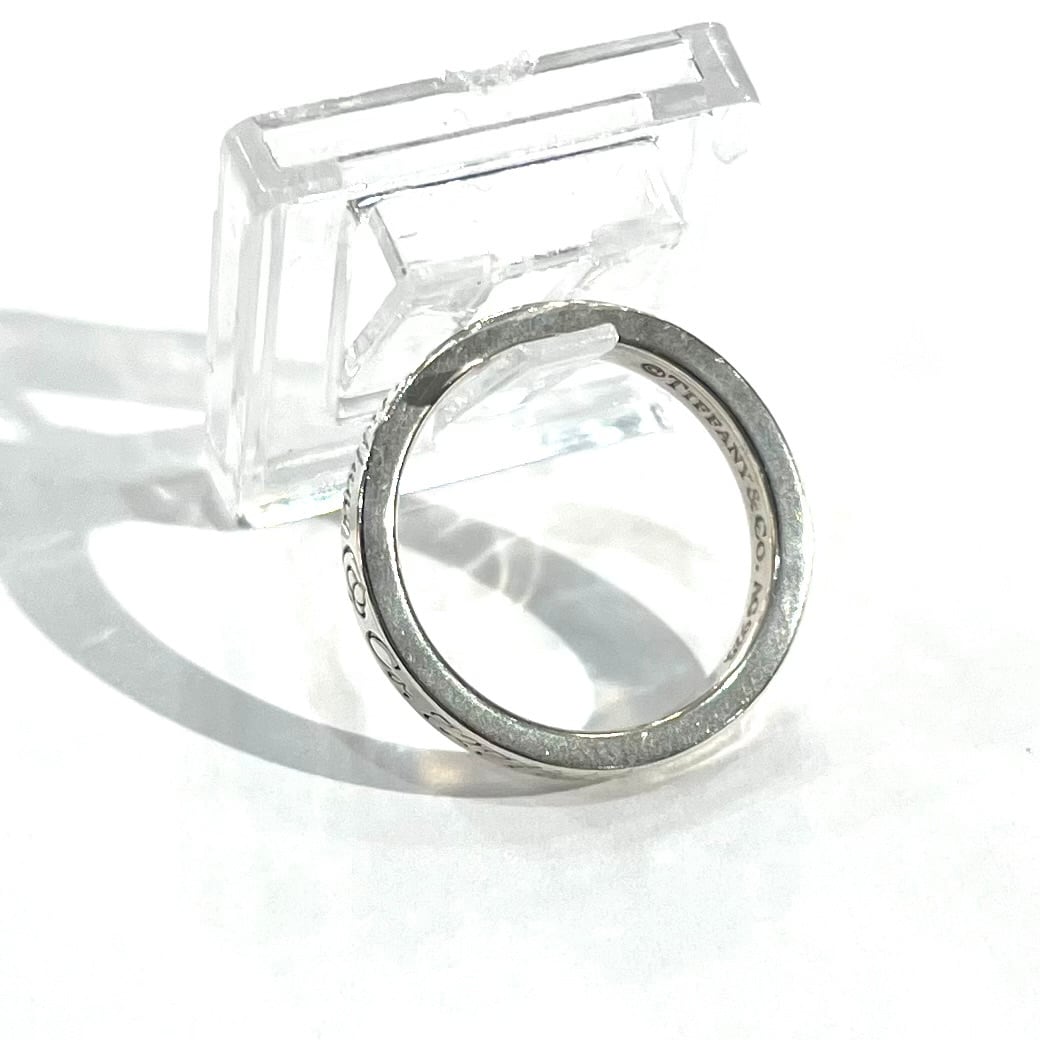 TIFFANY＆CO】【8.5号】 2525 ティファニーaddressナローリング 指輪