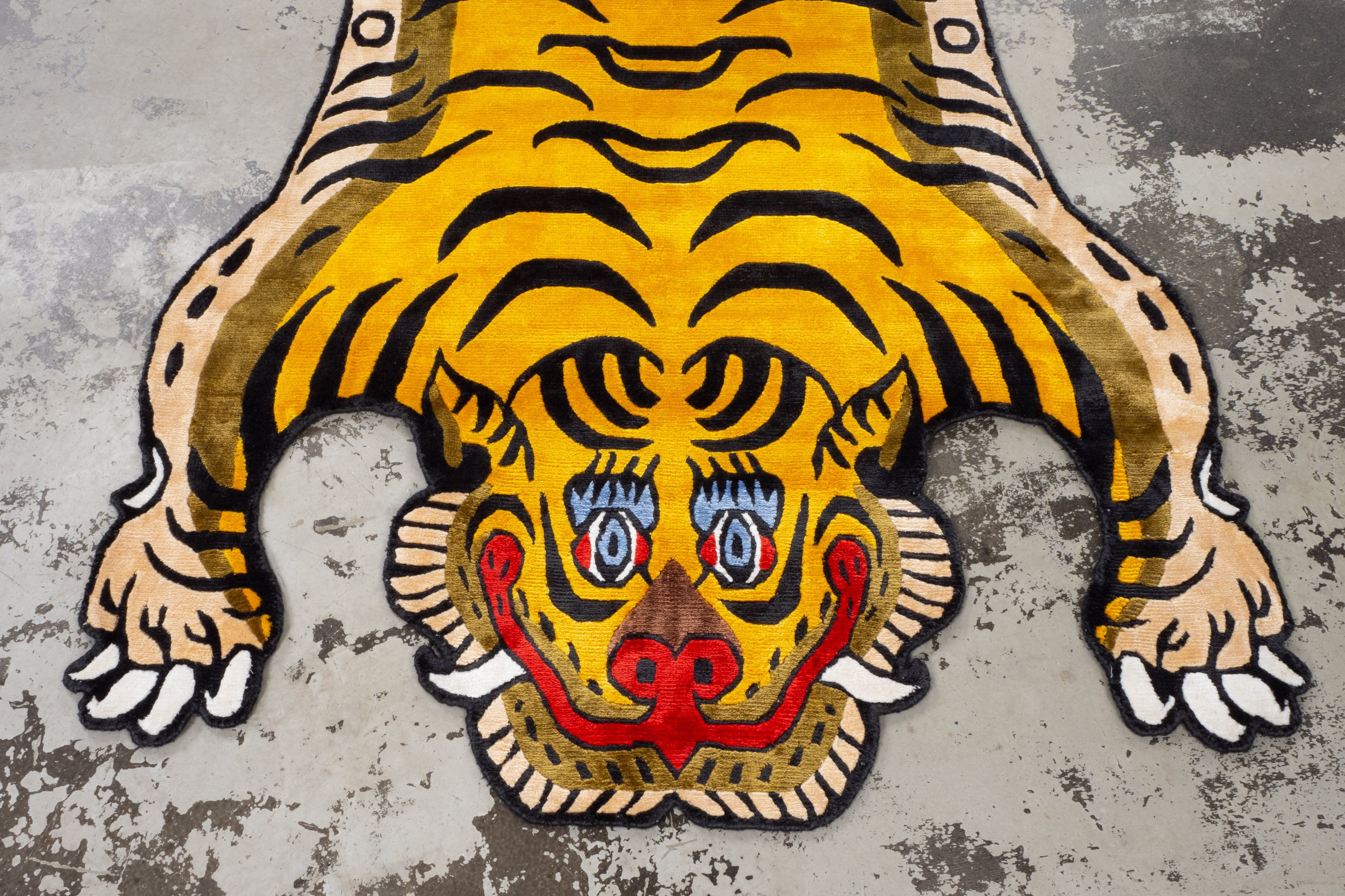 Tibetan Tiger Rug 《Lサイズ•シルク114》チベタンタイガーラグ