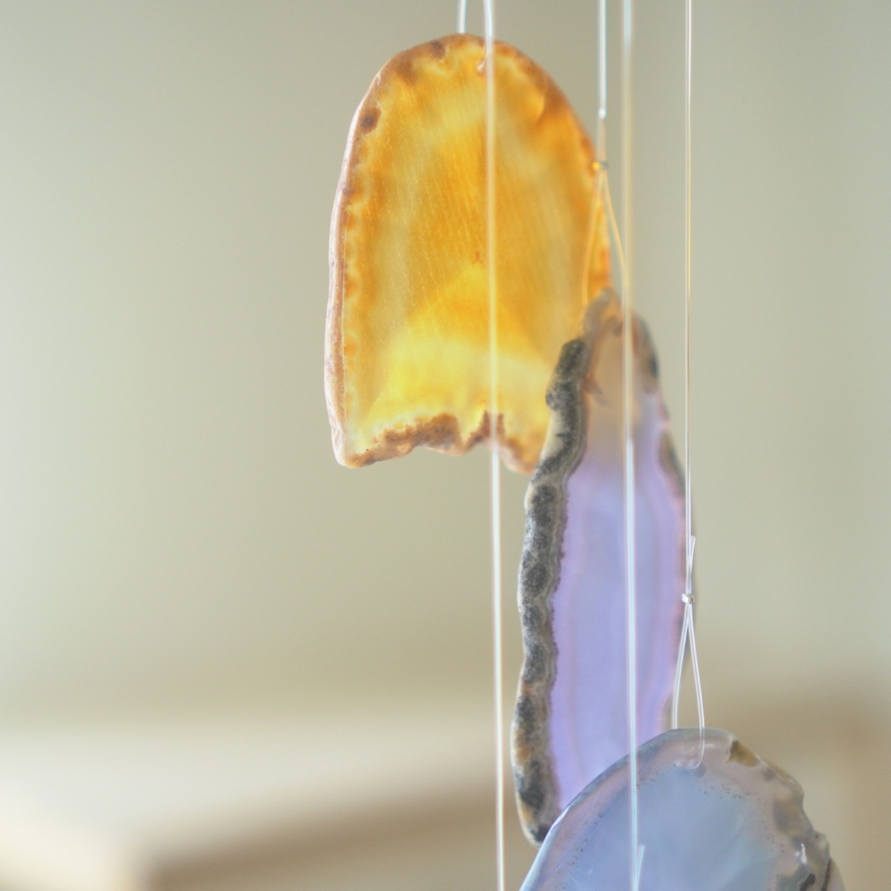 Warm Beach 07 - アゲートヒーリングチャイム / Agate Sun Catcher Wind Chime 711
