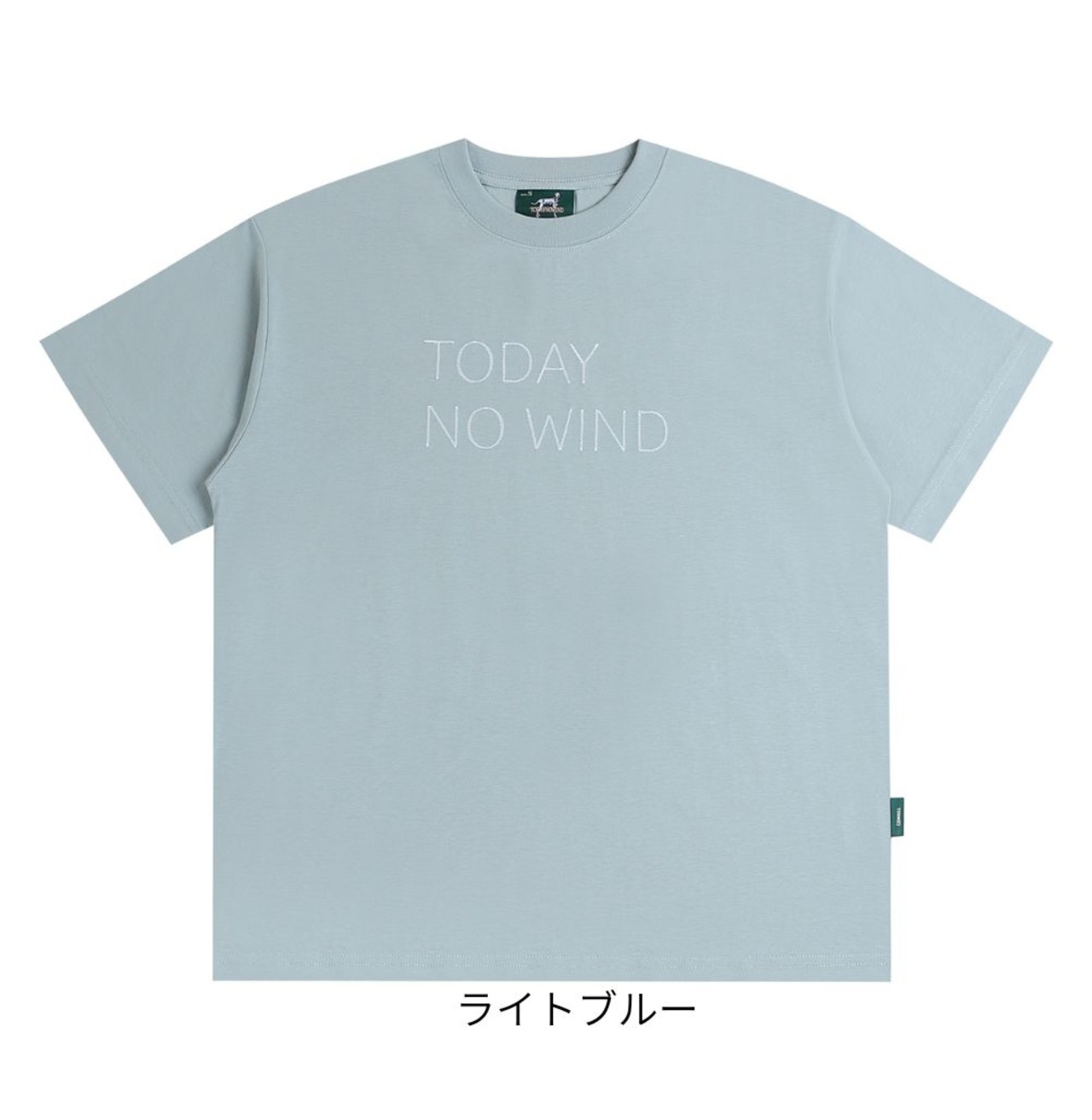 ユニセックス刺繍ロゴ Tシャツ   F0253 - 12
