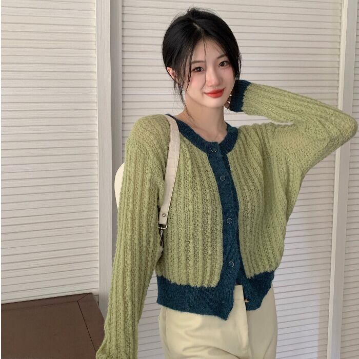 ニットカジュアルカーディガンジャケット ドラファッションホール55497916619
