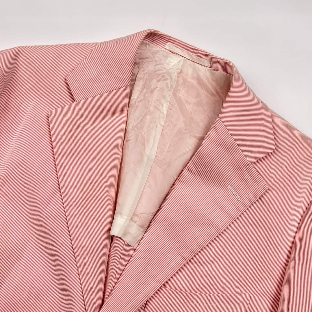 EATNATION エストネーション 背抜き テーラードジャケット 46/ピンク系 メンズ