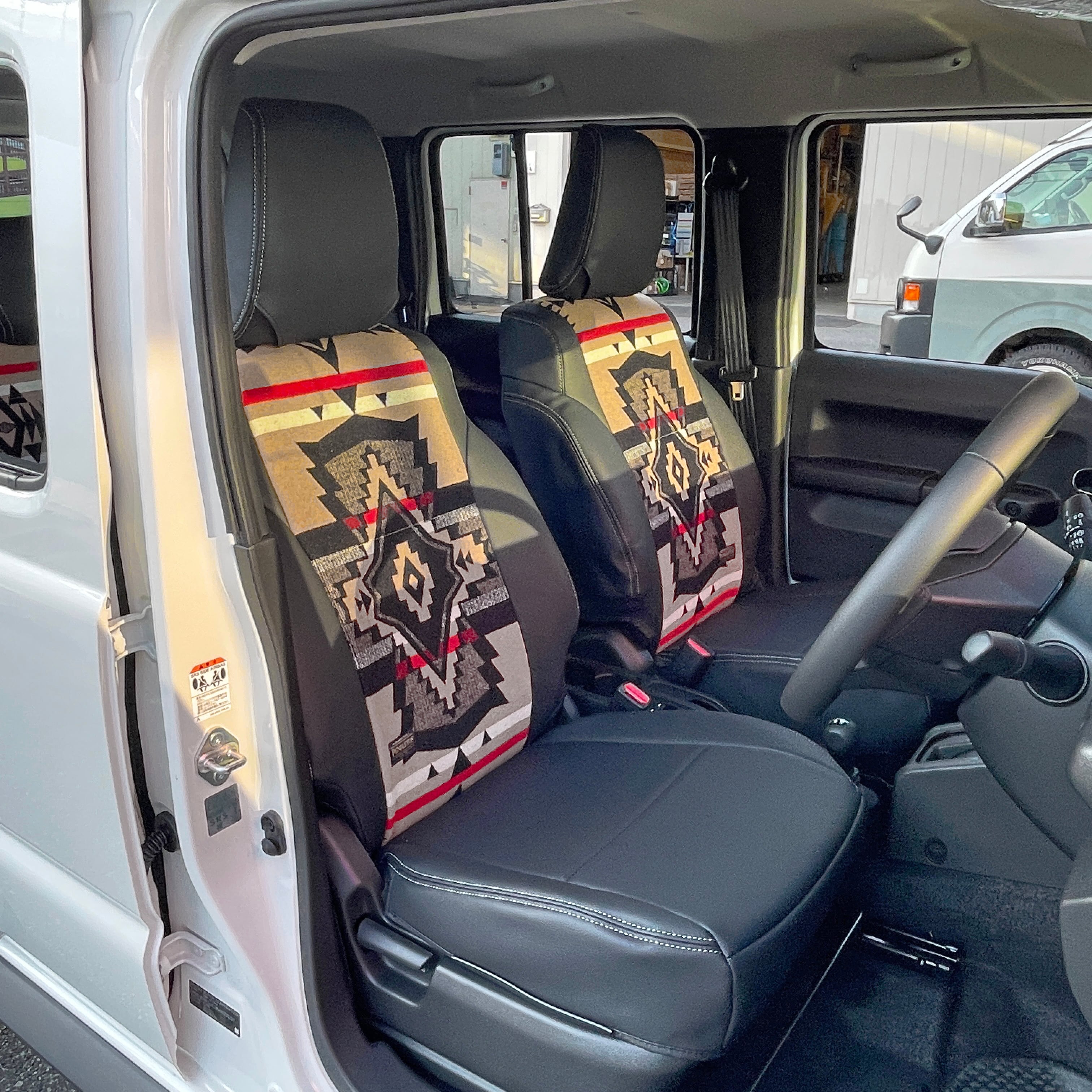新型ジムニー ノマド JC74 用 ペンドルトンコラボシートカバー