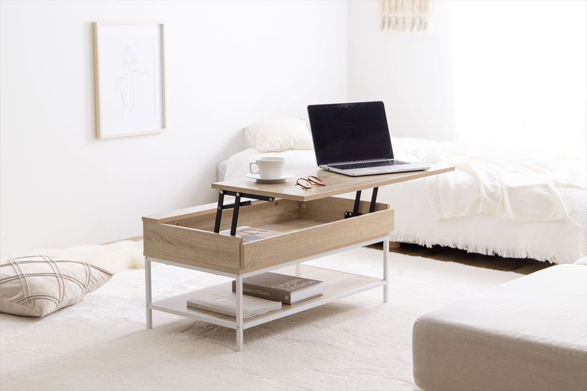 センターテーブル 昇降式 テーブル ローテーブル PCテーブル Fika MWH センターテーブル 昇降式 テーブル ローテーブル PCテーブル