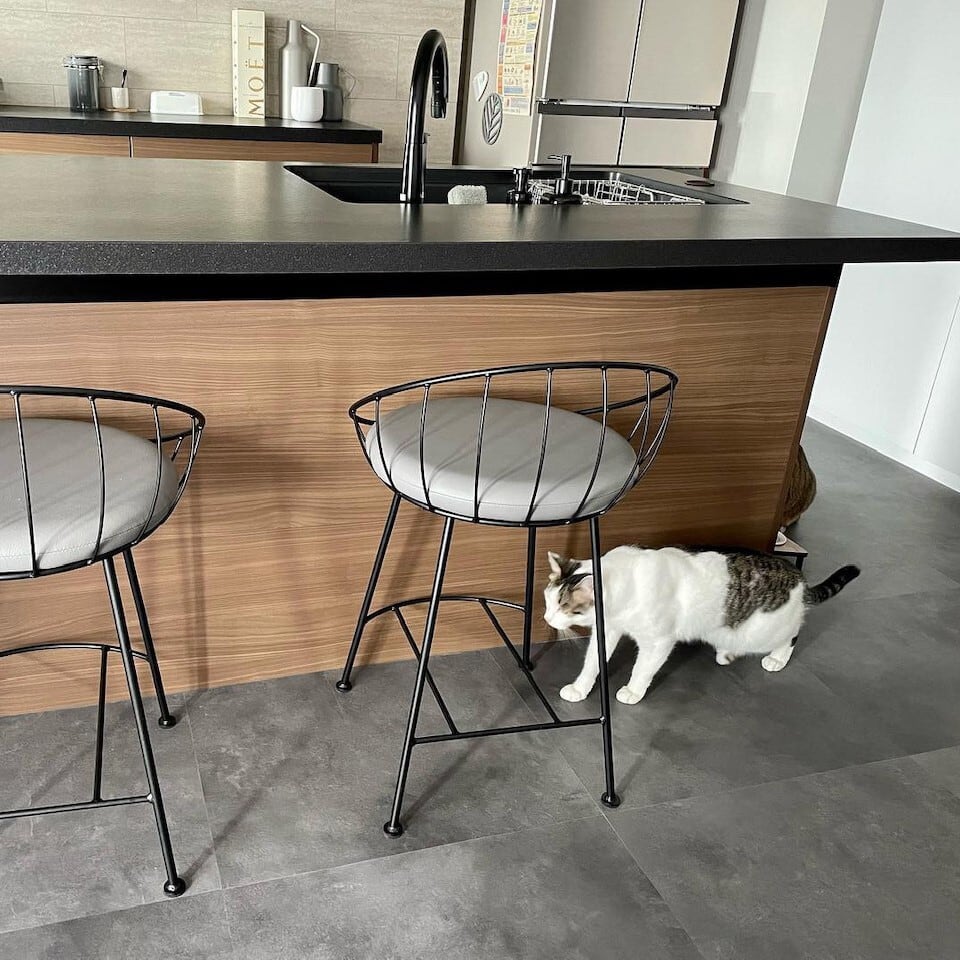 Hoopカウンターチェア720【FCF1970 FB-A ビニールレザー】サンド