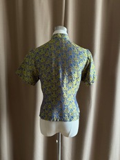 floral jacquard silk china shirt-5268-6