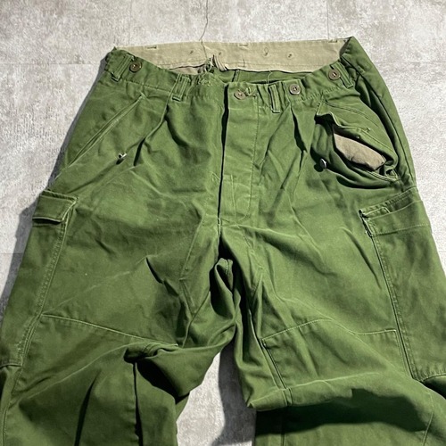 60-80s スウェーデン軍 実物 M-59 フィールドパンツ C50 w28 詳細写真3