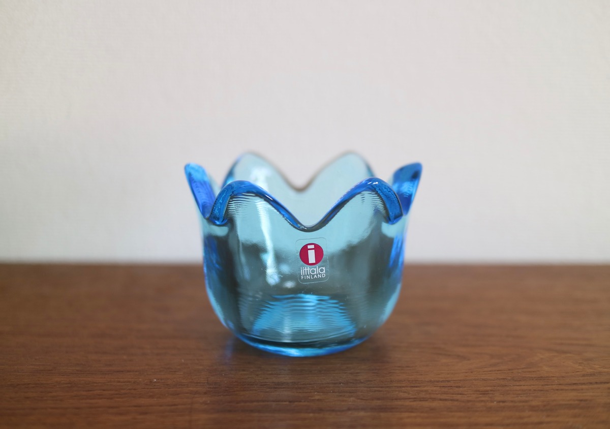 Iittala イッタラ / Tulip チューリップ / キャンドルホルダー クリア 