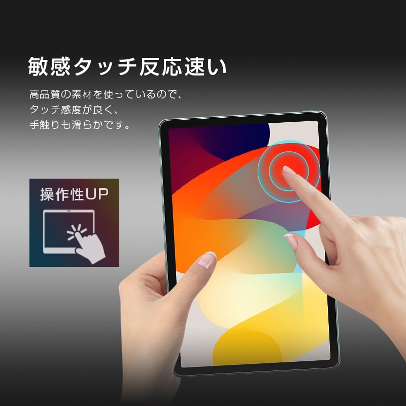 Redmi Pad SE 強化ガラスフィルム 11インチ 液晶保護ガラスフィルム