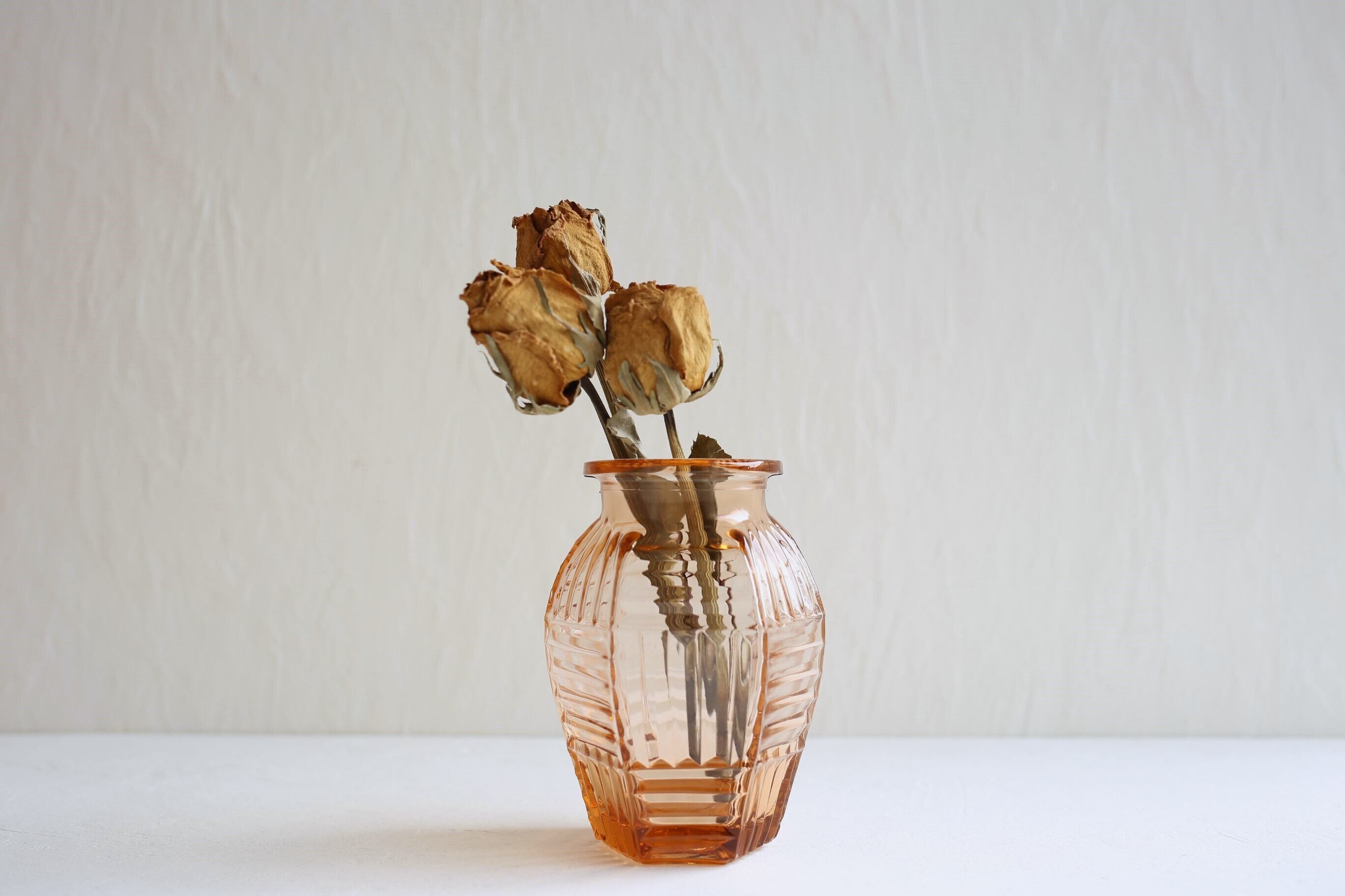 フランス アンティーク ヴィンテージ ヒヤシンスポット(大) ピンク N-04587